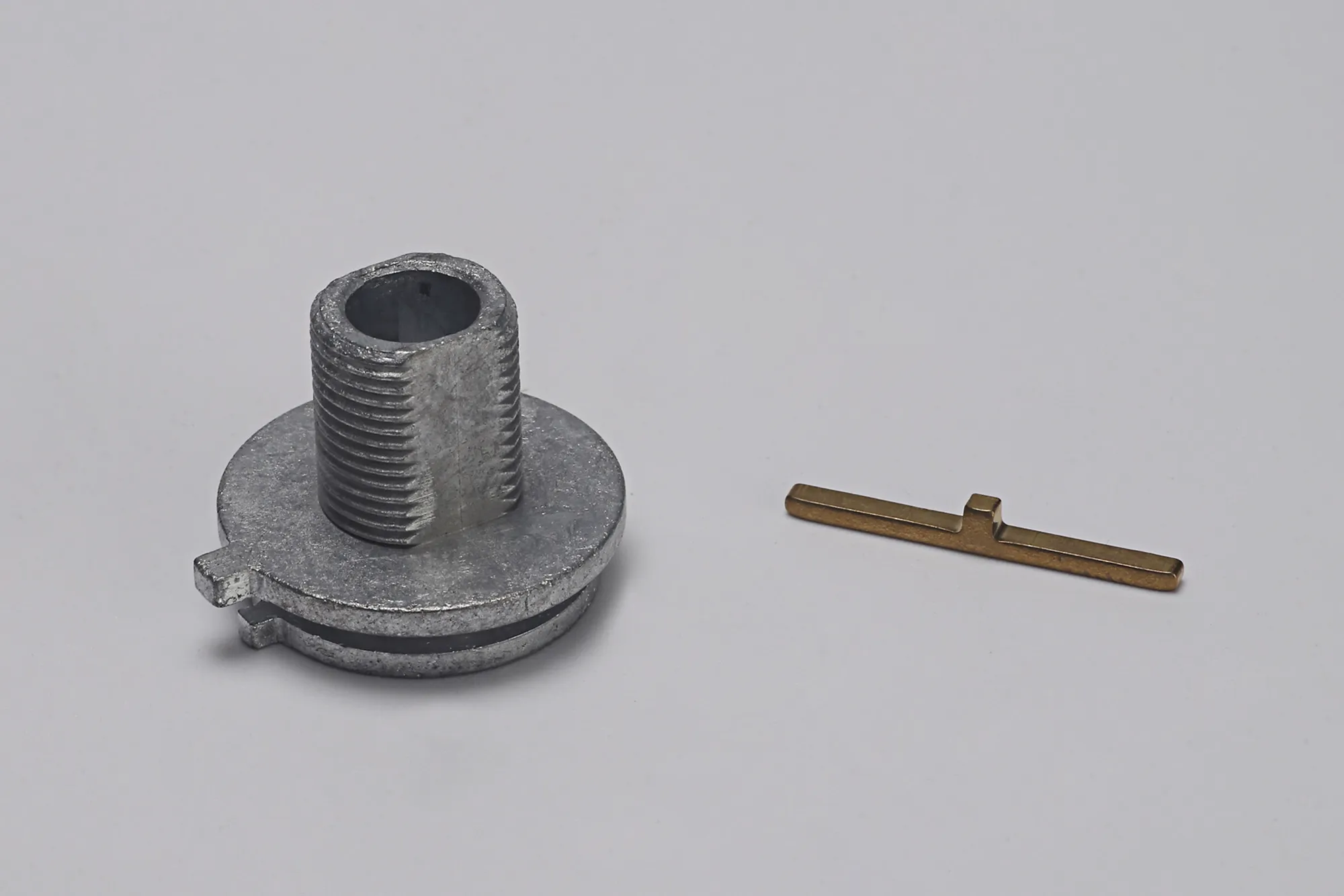 Ret. Collar & Outside Arrester Incl. Smart Slider M13 External Thread 98-591-0  Eutrac Adapters & Components-Galvanized